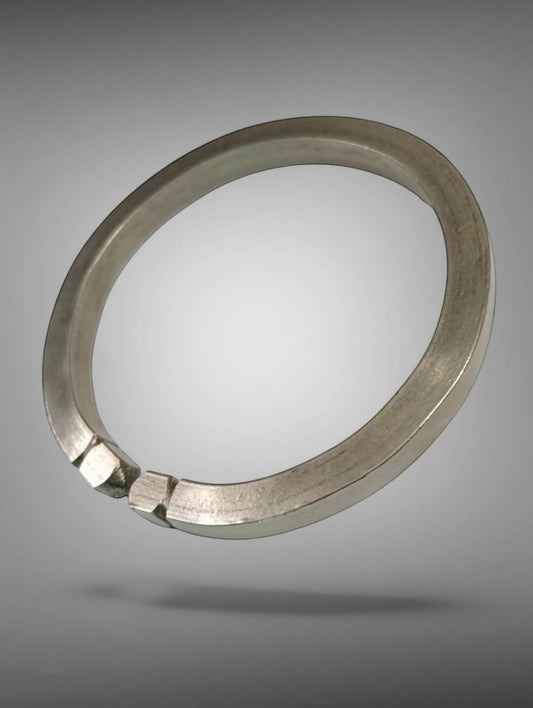 Thin Silver Kara Bracelet